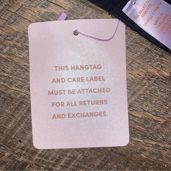 Savage x Fenty Push Up Bra 34E(34DD) Black New With Tags - Picture 9 of 11